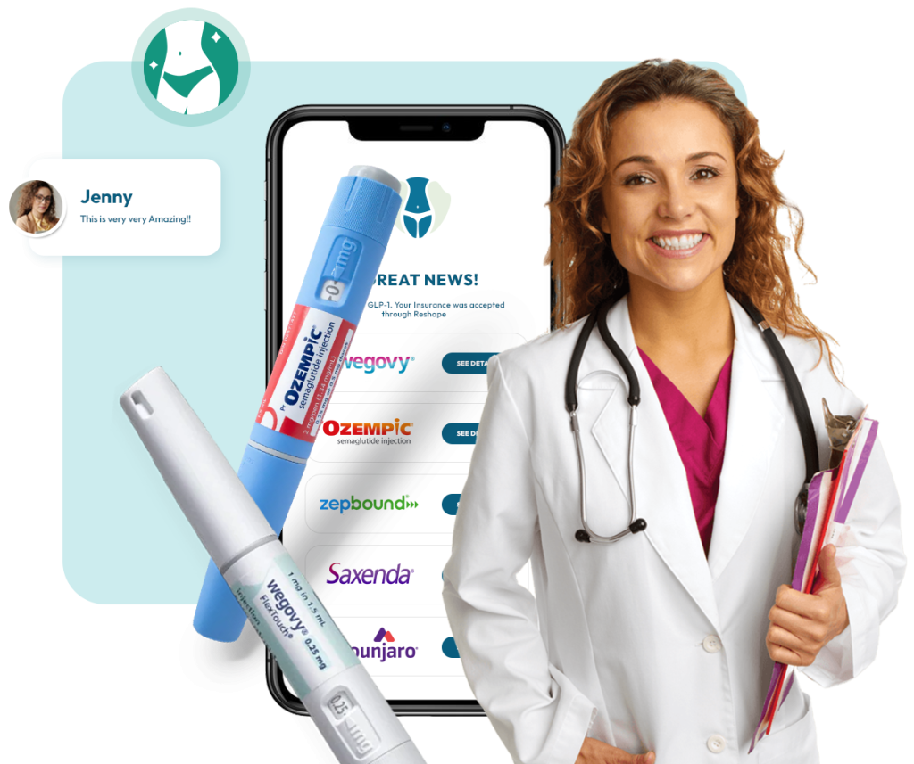 Doctor consulting patient at New Shape Weight Loss Clinic Houston – weight loss injections and GLP-1 medications