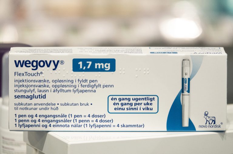 Wegovy FlexTouch 1.7 mg pen with needles, weekly dosing for weight management, available through Wegovy Houston providers.
