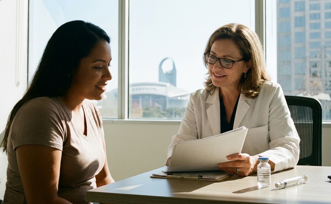 Medical weight loss plan and consultation for compounded semaglutide Houston.