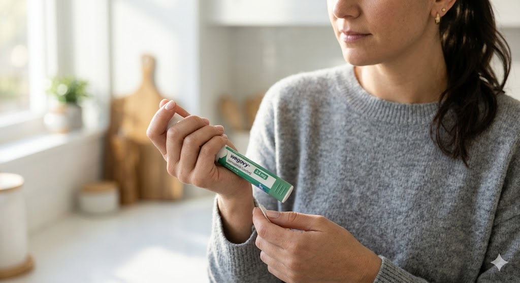 patient-prepares-wegovy-houston-injector-pen-at-home