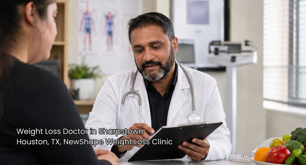 Personalized consultation with a leading weight loss doctor Houston relies on at NewShape Weight Loss Clinic.